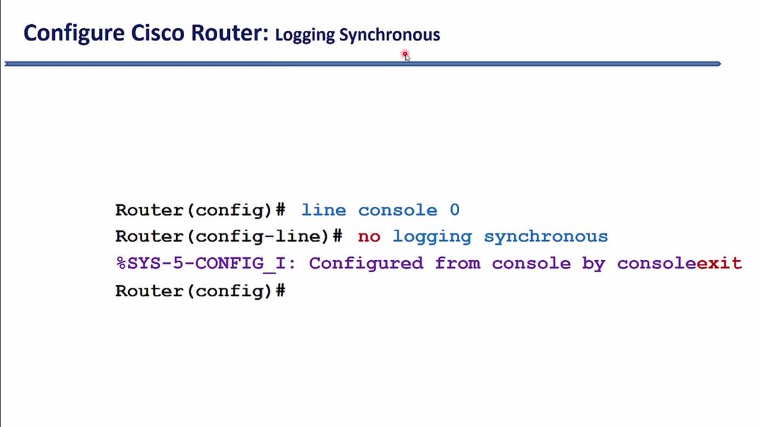 ⁣Bài 49: Tính năng chống trôi dòng lệnh Logging Synchronous