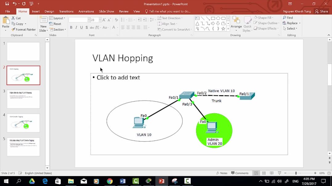 ⁣Bài 17: ⁣Các kỹ thuật sử dụng VLAN an toàn