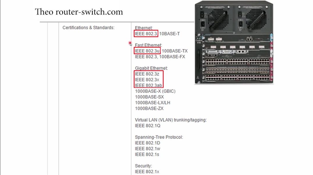 ⁣Bài 24: Các tiêu chuẩn công nghệ Ethernet LAN