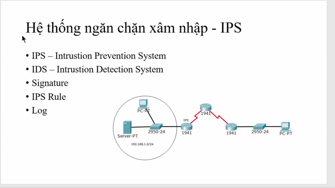 ⁣Bài 14: Tìm hiểu hệ thống ngăn chặn xâm nhập mạng