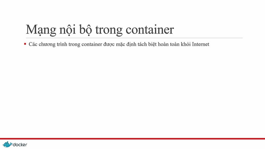 ⁣Bài 18: Kết nối mạng giữa các container